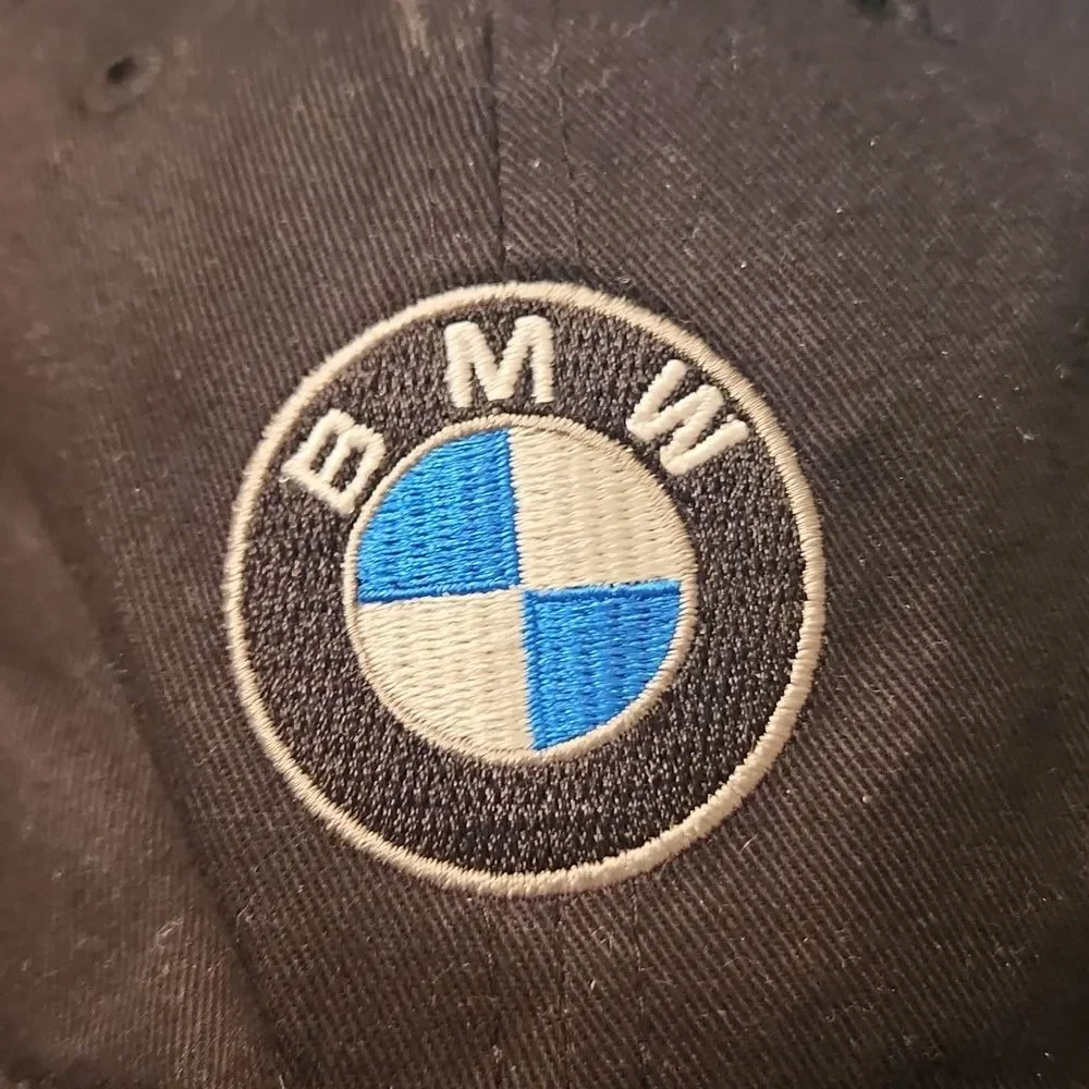 BMW Black Adjustable Hat Cap